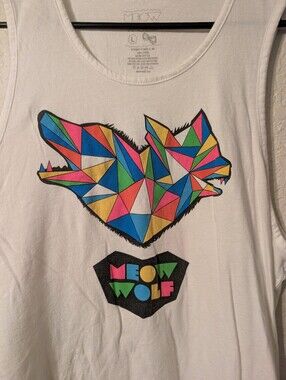 Meow Wolf Denver Graphic Print Unisex Tank Top, Size Large